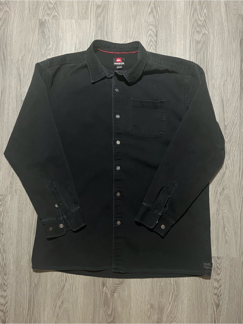 Vintage 2000s quicksilver button-down pocket shirt jacket men’s XL 